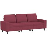vidaXL sedežna garnitura 3-delna vinsko rdeče blago, (20925491) | Shoptok.si