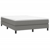  Okvir za krevet s oprugom tamnosivi 140 x 190 cm od tkanine | Eponuda.com