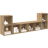 vidaXL Komplet TV omaric 4 pcs Umetni hrast 37 x 37 x 72 cm, (5000132519) | Shoptok.si