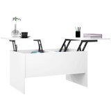  Stolić za kavu bijeli 80x50x42,5 cm od konstruiranog drva | Eponuda.com