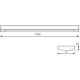  LED fluorescentna svetiljka LED/20/30/40W/230V 3000/4300/6500K 120 cm bela | Eponuda.com