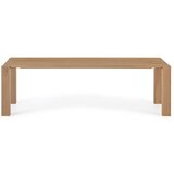 Kave Home Jedilna miza v hrastovem dekorju v naravni barvi 110x220 cm Deyanira – Cene