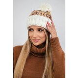 Kesi Cap with a pompom Ellen K325 ecru | shoptok.hr