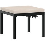 Set vrtnih klupa s jastucima 4 kom crni čelik obložen prahom | shoptok.hr