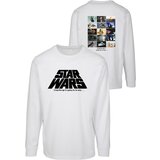 Merchcode Star Wars Photo Collage Longsleeve white cene