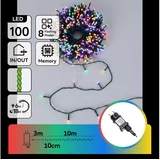 LED spoljašnja božićna svetla 100xLED/8 funkcija 13m IP44 višebojna