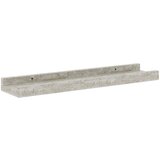  Zidne police 2 kom siva boja betona 40 x 9 x 3 cm | shoptok.hr