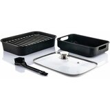  Pack Silikonske Košare s Kistom za Friteze na Zrak i Friteza na Zrak s Roštiljem, Priborom i Kuharicom InnovaGoods | shoptok.hr