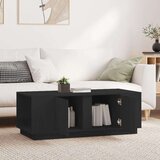  Stolić za kavu crni 110 x 50 x 40 cm od masivne borovine | shoptok.hr