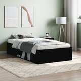 vidaXL Okvir kreveta crni 90 x 190 cm Cijene