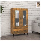  Komoda boja dimljenog hrasta 70 x 31 x 115 cm konstruirano drvo | shoptok.hr
