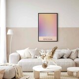  Slika - Peaceful Drift - Delicate Pastel Shades Creating a Harmonious Whole 80x120 U crnom drvenom okviru | shoptok.hr