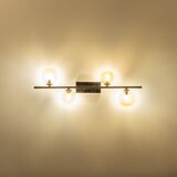  Brilagi - LED plafonski luster MILLA 4xG9/3W/230V crni hrom/zlatna | Eponuda.com
