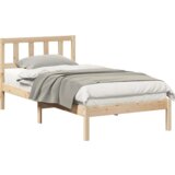  Krevetna konstrukcija Smeđa 80 x 200 cm Čvrsta borova drva | shoptok.hr