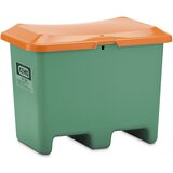 Cemo Posoda za posipni material iz umetne mase s steklenimi vlakni, prostornina 200 l, brez odprtine za odvzemanje, možnost uvoza, zelen zaboj | Shoptok.si