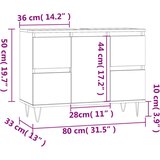  Kupaonski ormarić bijeli 80 x 33 x 60 cm od konstruiranog drva | shoptok.hr
