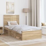  Konstrukcija postelje Sonoma 90 x 190 cm Masivno borovo les, (5000103221) | Shoptok.si