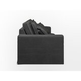 Ropez Črna sedežna garnitura 196 cm Nora – | Shoptok.si
