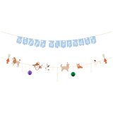 PARTY DECO napis happy birthday kužki, 210 cm | Shoptok.si