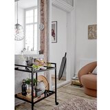 Bloomingville Viseća svjetiljka u srebrnoj boji sa staklenim sjenilom ø 20 cm Baele – | shoptok.hr