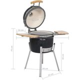 KAMADO keramički uređaj za grill i dimljenje 76 cm | shoptok.hr