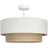  plafonski luster natia, 1x E27 (maks. 60 w), 230 v, prečnik 45 cm, bela/smeđa | Eponuda.com