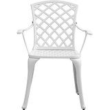 vidaXL 3-dijelni bistro set bijeli od lijevanog aluminija | shoptok.hr