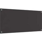  Kuhinjski zid Tamno siva 110 x 50 cm Staklo otporno na udarce | Eponuda.com