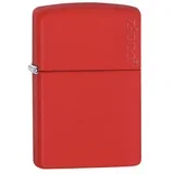 red matte logo, upaljač, zippo