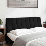 vidaXL Vzglavna stranica črna 120 cm blago | Shoptok.si