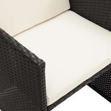  Vrtni stoli 4 kosi poli ratan črne barve, (20660633) | Shoptok.si
