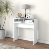 The Living Store Konzolna mizica bela 78x30x80 cm iverna plošča - Konzolna Mizica, (21836668) Cene