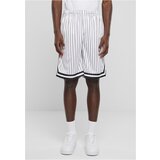 UC Men Striped Mesh Shorts - White/Black Cene