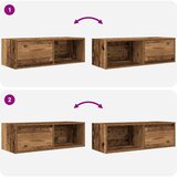 TV ormarići 2 kom staro drvo 80x31x25,5 cm konstruirano drvo | shoptok.hr