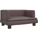  Dječja fotelja smeđa 60 x 40 x 30 cm od umjetne kože | shoptok.hr