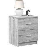  Noćni ormarić s 2 ladice sivi sonoma 40x36x50 cm | shoptok.hr