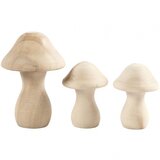  Set lesenih gob - 3 kosi (leseni izdelki za dodelavo) Cene