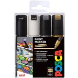 POSCA UNI marker pc-8k 4/1 crni,bijeli,zlatni, srebrni | shoptok.hr