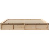  Krevetna konstrukcija Smeđa 180 x 200 cm Čvrsto borovo drvo | shoptok.hr