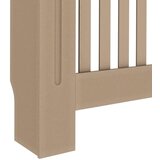 vidaXL Pokrov radiatorja 2 pcs Rjava 172x19x81.5cm Konstruiran les | Shoptok.si