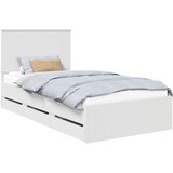  Konstrukcija postelje Bela 100 x 200 cm Inženirsko leseno, (5000121597) | Shoptok.si