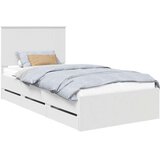  Okvir za krevet Bijelo 100 x 200 cm Inženjersko Drvo | shoptok.hr