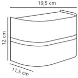 Nordlux Spoljašnje zidno svetlo SIBELIS 1xE27/10W/230V IP44 braon | Eponuda.com