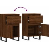  Komode 2 kom smeđa boja hrasta 40x35x70 cm konstruirano drvo | Eponuda.com