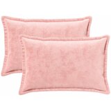  Presvlaka za jastuk 2 pcs HOUTEN Ružičasta 50 x 80 cm Flanel Cijene