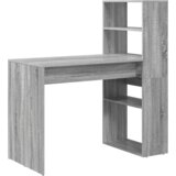 vidaXL Stol s pohranom Sivi sonoma 113x54x120 cm Konstruirano drvo | shoptok.hr