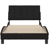 vidaXL Okvir za krevet bez madraca crni 100x200 cm od tkanine | shoptok.hr