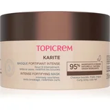 Topicrem KARITÉ Intense Fortifying Mask maska za okrepitev las za valovite in kodraste lase 250 ml