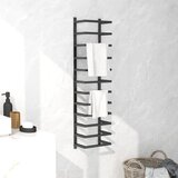 vidaXL stalak za ručnike crni 24 x 12 x 96 cm čelični Cijene