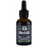 Proraso Cypress & Vetyver Beard Oil šampon za bradu s mirisom čempresa i vetivera 30 ml